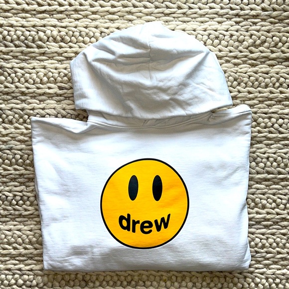 drew house Tops - Drewhouse Mascot Hoodie in White - Size M